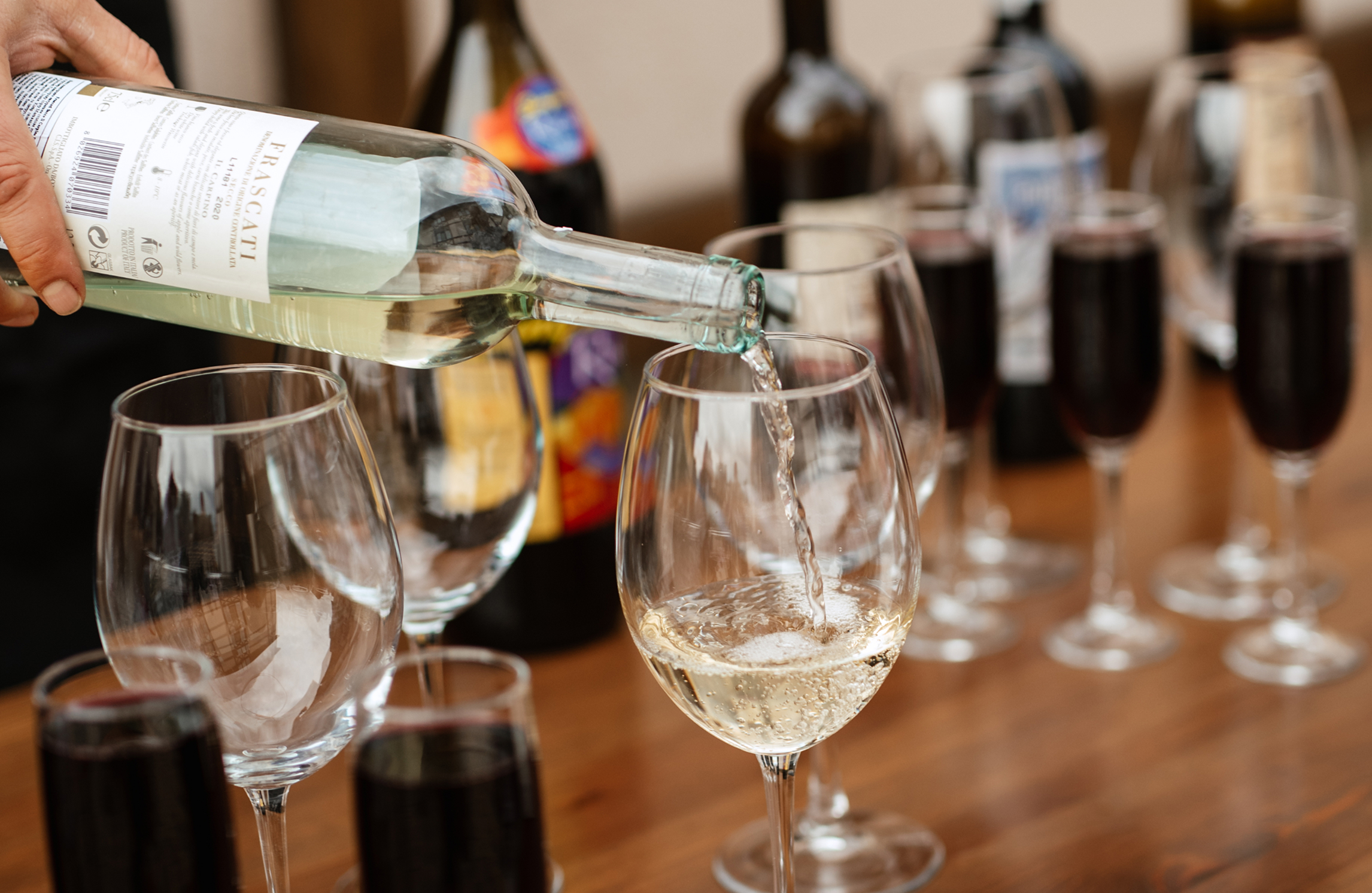 Experiência com vinhos