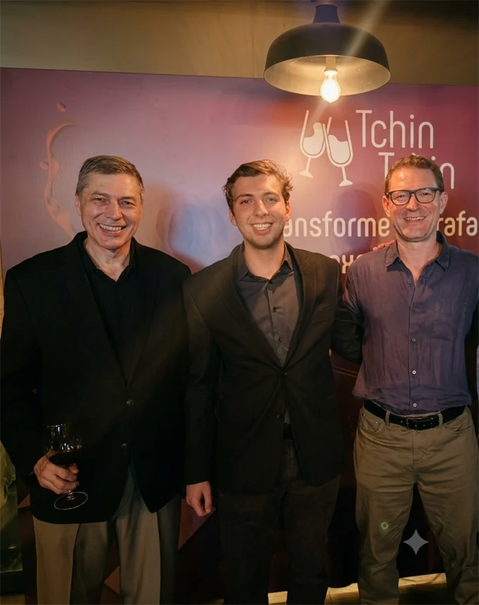 Equipe do Tchin Tchin em um evento